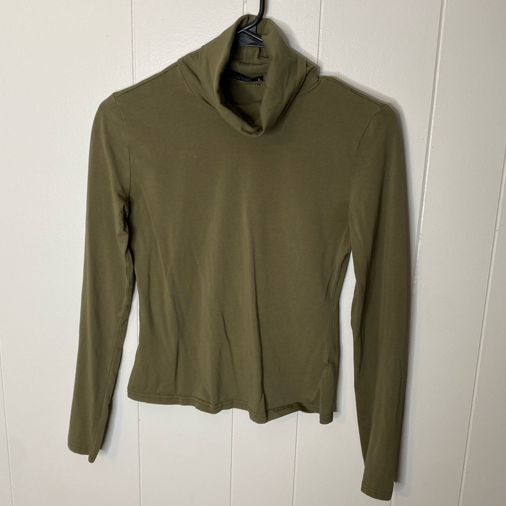 High Neck Slim Fitted T-Shirt